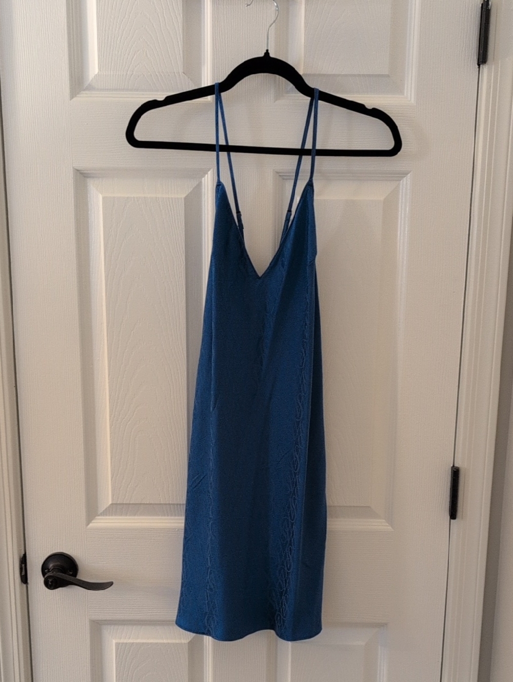 Victoria's Secret Cobalt Signature VS Logo Slip